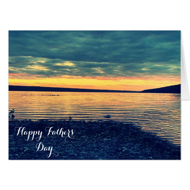 HAPPY FATHERS DAY FROM WIFE card (Front Horizontal)