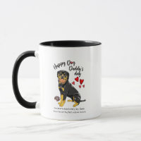 Happy Father's Day from your Loving Rottweiler Mug