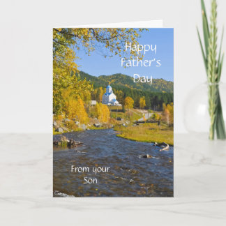 Happy Father's Day, From Your Son Card