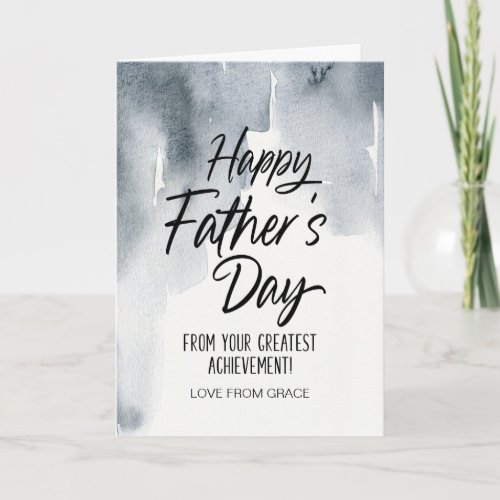 Happy Fathers Day Fun Gift for Dad from Children Card