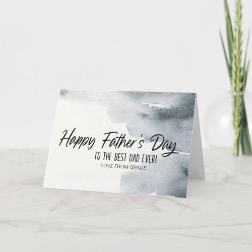 Happy Fathers Day Fun Gift for Dad from Children Card