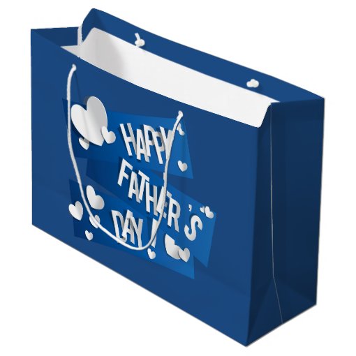 Happy Father's Day - Gift Bag Large | Zazzle