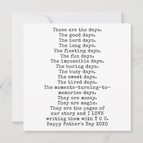 Happy Father's Day Gift Card