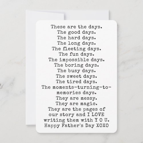 Happy Father's Day Gift Card