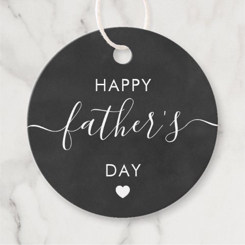 Happy Fathers Day Gift Tag Dad Tag Chalkboard Favor Tags