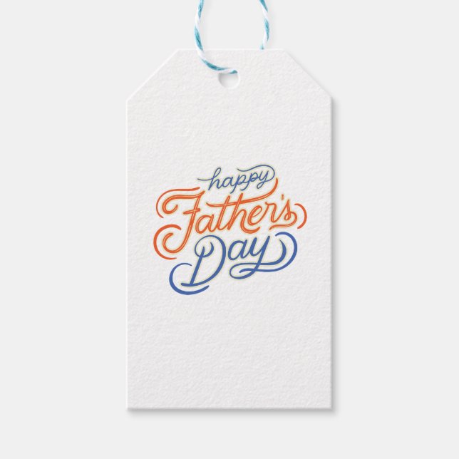 Happy Father's Day Gift Tags (Front)