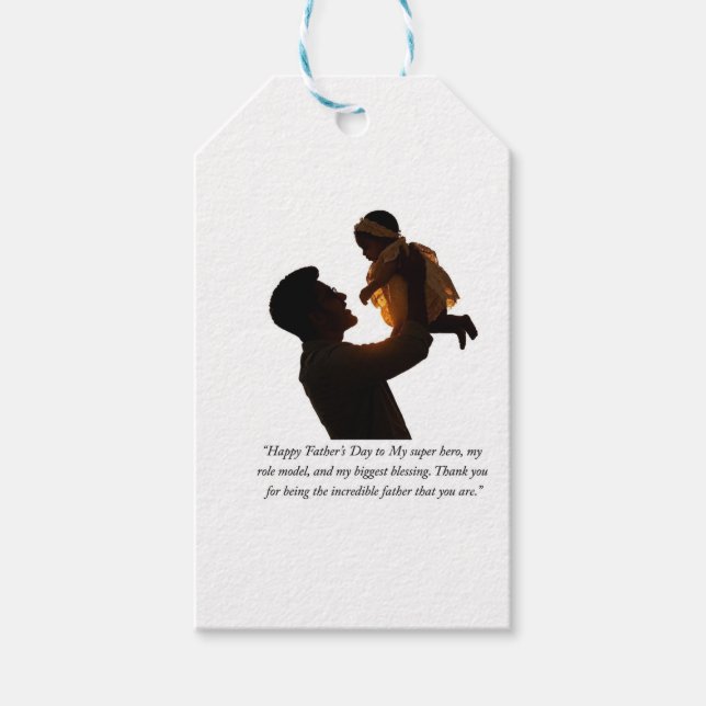 Happy Father's Day Gift Tags (Front)