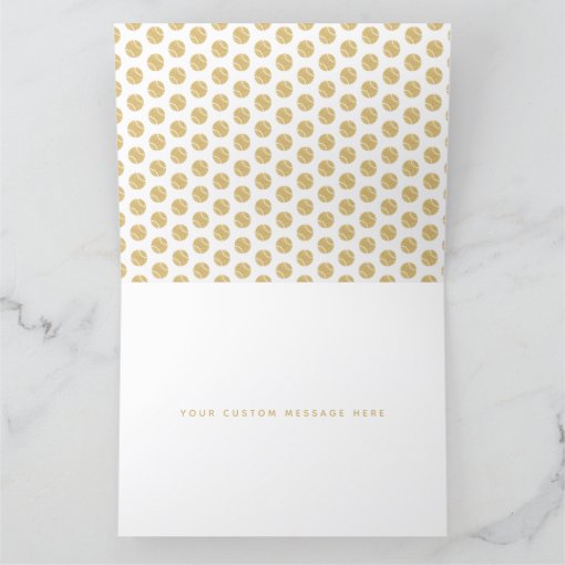 Happy Father's Day Gold Tennis Personalized Card | Zazzle