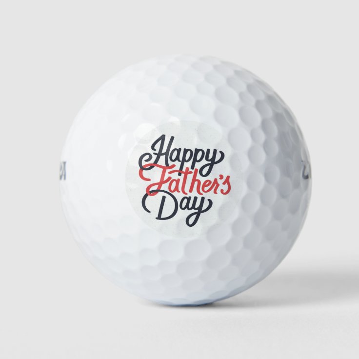 Happy Father's Day Golf Balls Zazzle