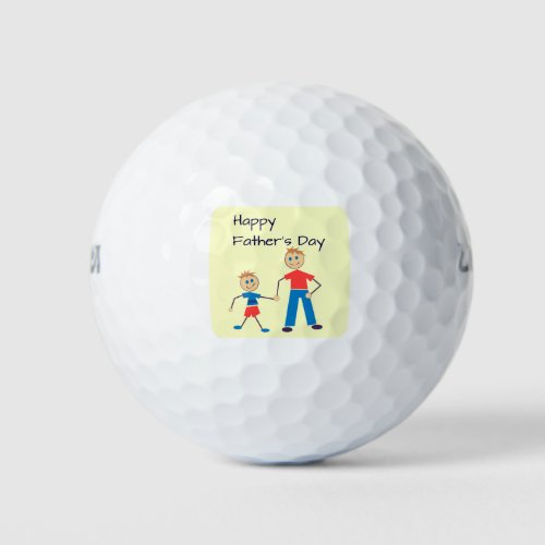 Happy Father's Day Golf Balls