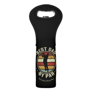 Happy Father's Day Golf Wine Bag