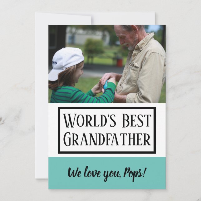 Happy Father's Day | Grandfather Card (Front)