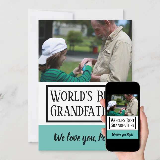 Happy Father's Day | Grandfather Card | Zazzle