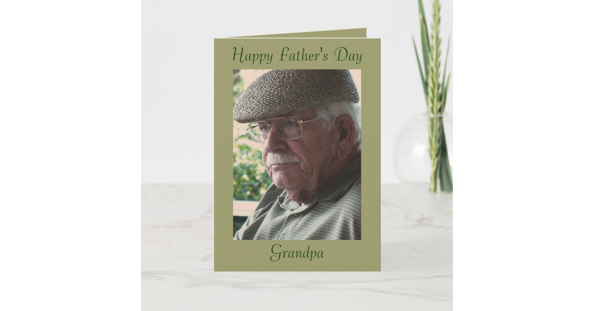 happy fathers day grandpa card zazzlecom