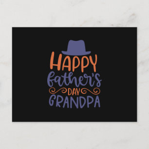 Happy Fathers Day Grandpa Postcard