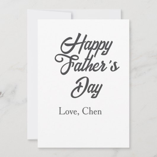 Happy father's day gray name love best Daddy ever  (Front)