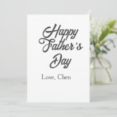 Happy father's day gray name love best Daddy ever  (Standing Front)
