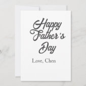 Happy father's day gray name love best Daddy ever  (Back)