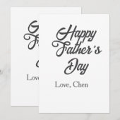 Happy father's day gray name love best Daddy ever  (Front/Back)