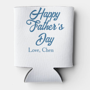 Happy father's day gray name love best Daddy ever Can Cooler