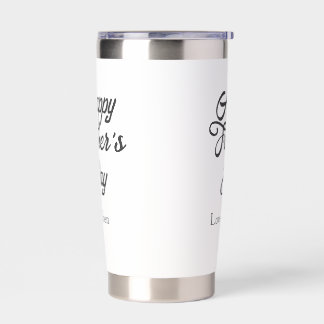 Happy father's day gray name love best Daddy ever Insulated Tumbler
