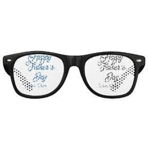 Happy father's day gray name love best Daddy ever Retro Sunglasses