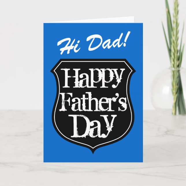 Happy Father's Day greeting card for dad (Front)