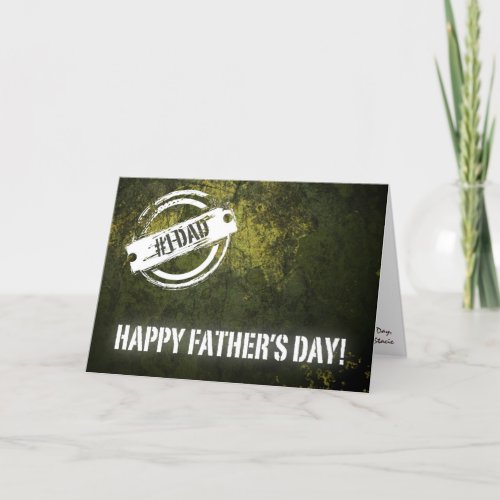 Happy Fathers Day Greeting Card with Funny Poem
