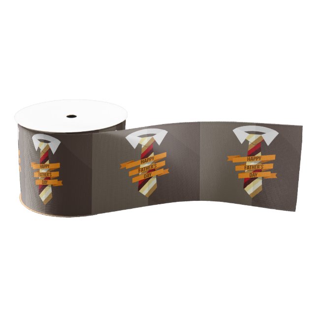 Happy Father's Day Grosgrain Ribbon (Spool)