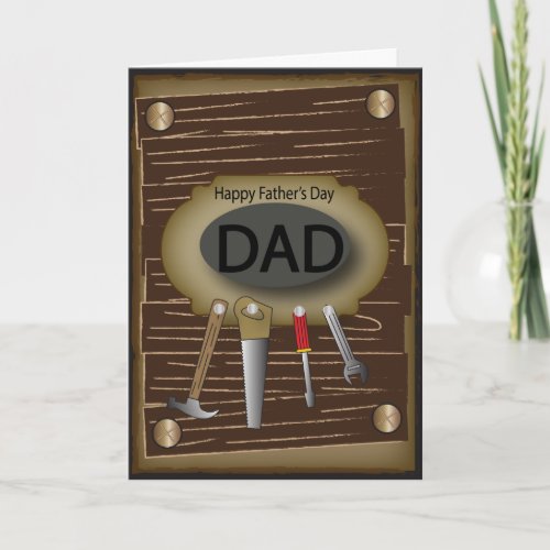 Happy Fathers Day  Handyman Card