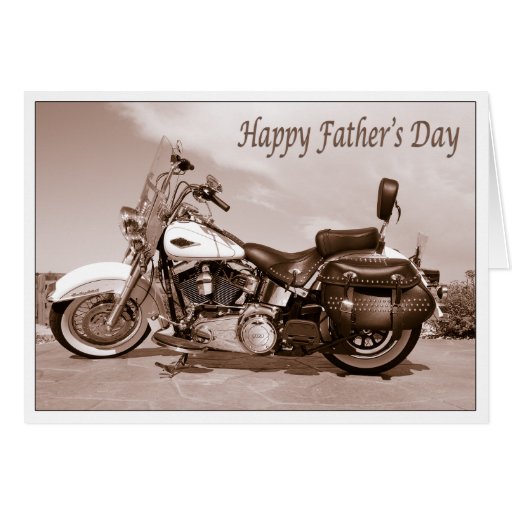 Happy Father'S Day Harley Davidson Card | Zazzle