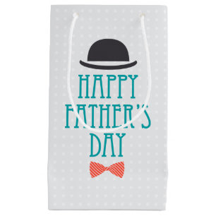 Happy Father's Day Hat & Bow Tie Gift Bag