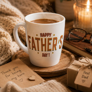 Happy Father's Day – Heartfelt Gift for the World' Latte Mug