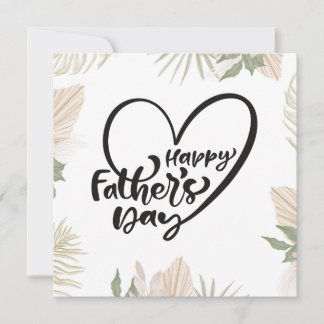 Happy Fathers Day Holiday Card