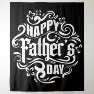 Happy Father's Day holiday greeting school varsity Tapestry