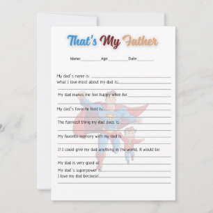 HAPPY FATHER'S DAY INVITATION