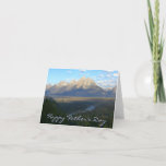 Happy Father's Day Jackson Hole Mountains Card
