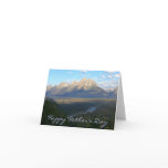Happy Father's Day Jackson Hole Mountains Card