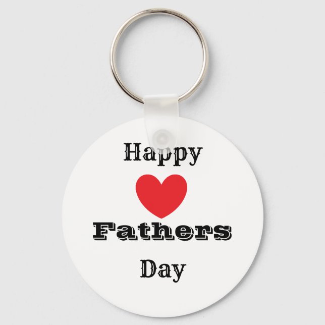 Happy Fathers Day Keychain (Front)