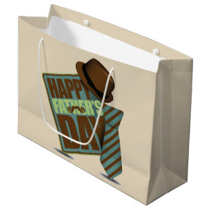 Happy Fathers Day Large Gift Bag