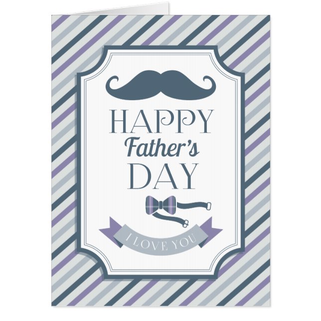 Happy Father's Day Large Greeting Card (Front)