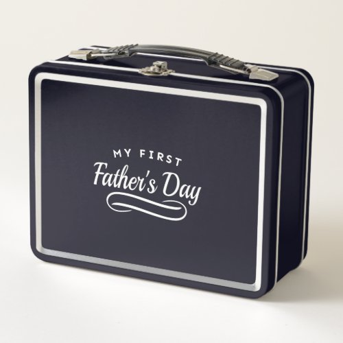 Happy Fathers Day Metal Lunch Box