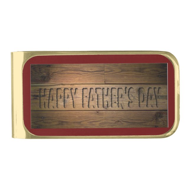 Happy Father's Day Money Clip (Front)