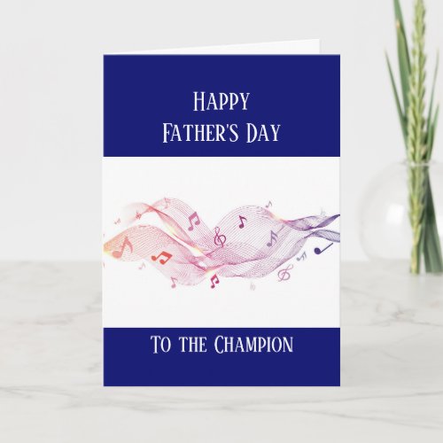 Happy Fathers Day Musician Music  Card
