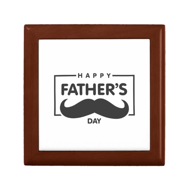 Happy Father's Day Mustache | Gift Box (Front)