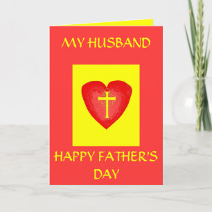 HAPPY FATHER'S DAY, MY HUSBAND CARD