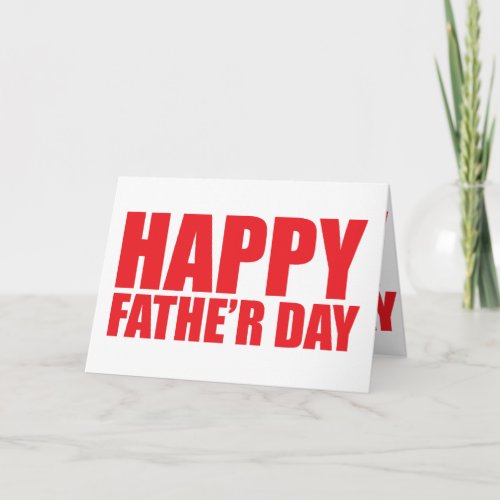 Happy Fathers Day Note Card