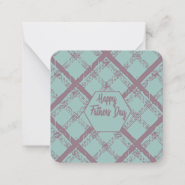 Happy Fathers Day Note Card: (Front)