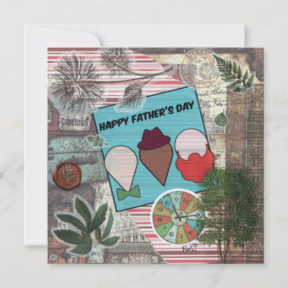 Happy Father's Day/One Flat Greeting Card