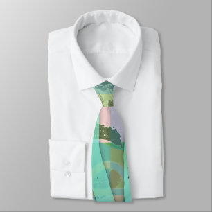 Happy Father's Day Original Lettering Design 02 Neck Tie